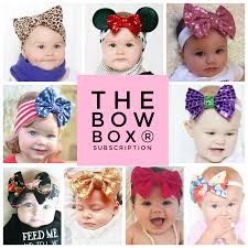 The Bow Box Subscription Monthly Bows You Pick Bands Or Clips For One Low Price And Always Free Shipping Stop Missing Out Hair Bows Baby Bows Birthday Crown
