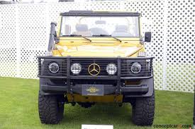 Straight clean gold wagon with black full length low profile roof rack. 1990 Mercedes Benz G Class Suv Chassis Wdb46140117066835