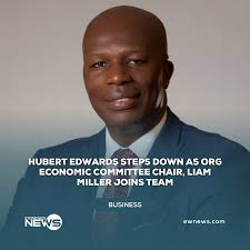Hubert Edwards steps down as ORG Economic Committee Chair, Liam Miller  joins team