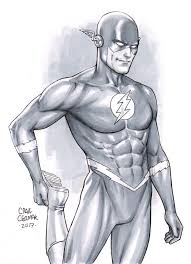 Make necessary improvements to finish the drawing. Craig Cermak On Twitter Flash Warm Up Winky Face And Now I Want To Draw The Flash Forever Comics Copics Flash Wallywest