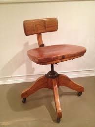 Antique Murphy Office Desk Banker Chair Tiger Oak Solid Wood Swivel Reclining Adjustable On Whee Chair Bankers Chair Outdoor Dining Chair Cushions