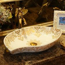oval bathroom counter top wash basin