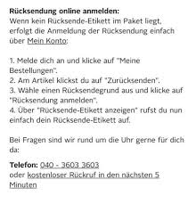 Wir haben die informationen und formulare für euch! Otto De Schickt Keinen Rucksendeschein Hermes Retoure