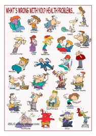 What S Wrong With You Health Problems Picture Dictionary Vocabulary English Vocabulary