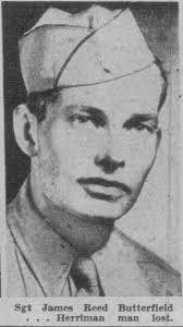Sgt James Reed Butterfield (1921-1945)