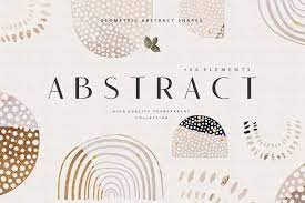 Abstract Shapes Png Overlays 740662 Textures Design Bundles Abstract Shapes Abstract Hand Lettering Cards