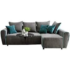 Lifestyle4living Ecksofa Mit Schlaffunktion Eckcouch Eckgarnitur Polsterecke L Couch Sofa L Form Wohnlandschaft Inkl Ruckenkissen U Haus Deko Ecksofa Sofa