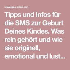 So Schreibst Du Die Perfekte Sms Zur Geburt Deines Kindes Zur Geburt Bekanntgabe Geburt Geburt