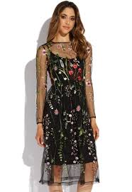 Floral Embroidered Dress Shoedazzle Glamour Dress Embroidered Dress Floral Embroidered Dress