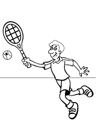Free Online Tennis Colouring Page Coloring Pages Activity Sheets For Kids Free Online Coloring