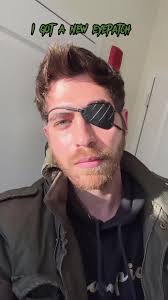Unique Military Camo Leather Eyepatch for Stylish Eye Protection
