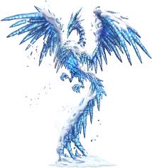A workshop of fire and ice. Impressive Blue Color Ice Phoenix Cowered With Snow Tattoo Design Tattooimages Biz