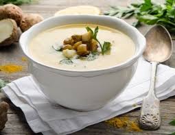 Karottensuppe Mit Topinambur Und Mozzarella Rezept Rezept Rezepte Gazpacho Rezept Topinambur