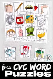 Click on a picture below to see another group of picture puzzles. Free Printable Cvc Word Puzzles Activity For Kindergarten