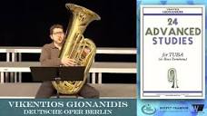GIONANIDIS: 24 Advanced Studies for tuba | ✥No.9✥ | Melton ...