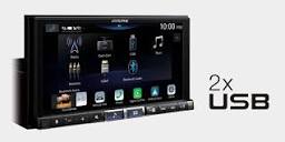 Alpine - iLX-705D Premium 2DIN Digital Media Station, car stereo ...