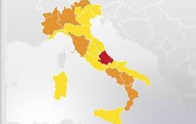 C'è una zona rossa, quella cioè dei comuni in quarantena, e una gialla che abbraccia tutti gli altri comuni della lombardia. Cffyl7rxjk 7om