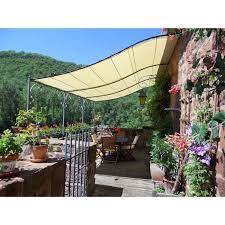 Une pergola en toile est un prolongement de votre maison, qui apporte charme et confort à votre jardin ou terrasse. Bache Pergola 4m X 2 50m Toile 640g M Beige Etanche Anti Uv Ultra Resistante Cdiscount Jardin