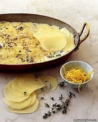 Lemon And Thyme Potato Gratin Recipe Recipes Thanksgiving Recipes Side Dishes Potato Gratin Recipe
