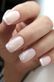 Discover recipes, home ideas, style inspiration and other ideas to try. 30 Pinterest Nails Wedding Ideas You Will Like Wedding Forward Bride Nails French Nails Lace Wedding Nails