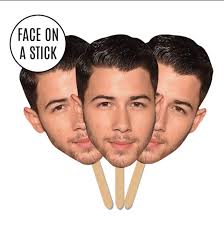 Nick Jonas unbeatable Beard Celebrity Big Head