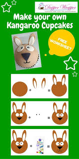 Make These Easy Kangaroo S For Australia Day Great School Holiday Activity Free Downloadable Works Australian Party Australia Day School Holiday Activities
