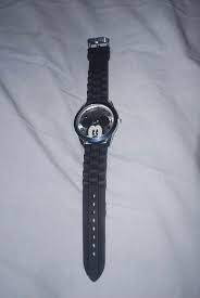 Mickey And Minnie Mouse Matching His And Hers Watches With Rubber Bands Sr626sw Accutime Women Wrist Watch Leather Band Minnie Mouse Watch