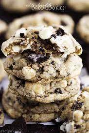 White Chocolate Oreo Cookies The Recipe Critic Chocolate Oreos Oreo Cookie Recipes Oreo Stuffed Chocolate Chip Cookies