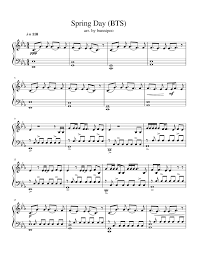 This federal holiday was formalized as a way of remembering and. Spring Day Bts Sheet Music For Piano Solo Musescore Com