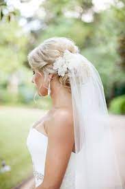 Another pro of rocking an updo for your nuptials? 1001 Ideen Fur Faszinierende Brautfrisuren Mit Schleier Brautfrisuren Faszinierende Fur Halboffe Veil Hairstyles Wedding Veil Styles Bridal Hair Veil