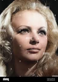 Barbara Schöne, deutsche Schauspielerin und Sängerin, Deutschland Ende  1960er Jahre. German actress and singer Barbara Schoene, Germany late 1960s  Stock Photo