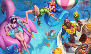 Pool Party Gangplank League Of Legends Lol League Of Legends Liga Dos Lendarios Personagens Do League Of Legends