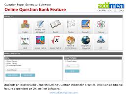Addmen Group Offer Question Bank Software Free Downloads Trial Variant For The New Client Those Have Not This Or That Questions Question Paper Test Builder