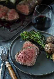 It's part of a buffet and will be plated already sliced so people can help themselves. Smoked Beef Tenderloin Reverse Seared Vindulge