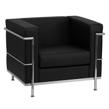 Hercules Regal Series Contemporary Black Leather Chair Black Leather Chair Leather Chair Black Side Chair