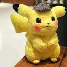 Detective Pikachu Doll In 2021 Animal Plush Toys Cute Plush Pikachu Plush