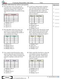 Patterns Function Machine Worksheets Free Commoncoresheets