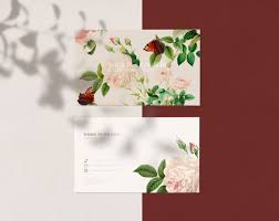 Flower names that work for baby girls range from the exotic amaryllis to zinnia to the everyday, such as daisy, clover, and marigold. Free Psd Floral Name Card Design