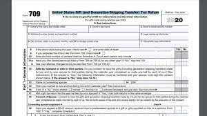Form 709: United States Gift (And Generation-Skipping Transfer) Tax Return