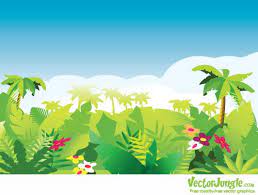 Vector Freebies Tropical Forest Background Vector Diary Jungle Wallpaper Jungle Mural Mural