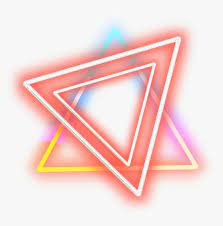 Neon Rainbow Lights Glow Frame Border Effect Triangle Neon Light Png Transparent Png Is Free Transparent Fairy Coloring Book Triangle Image Stickers