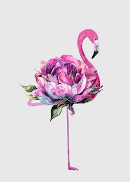 Flower Flamingo Throw Pillow By Nadja Cover 16 X 16 With Pillow Insert Indoor Pillow Flamingo Art Print Flamingo Art Flamingo Graphic