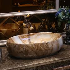 Find out your desired marble bathroom sinks with high quality at low price. Europe Style Chinese Art Porcelain Basins Sinks Oval Shape Imitation Marble Bathroom Sinks Vanity Bowl Sink Marble Bathroom Sink Bowl Sinkbathroom Sink Aliexpress