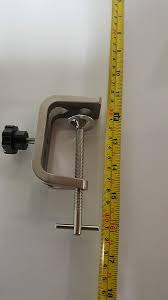 Lab stainless steel Table Desk Clamp Holder G-Clamp C-Clamp new