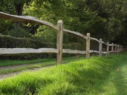 So building a split rail fence with less wood made sense. Post And Rail Fencing Attractive In Its Simplicity Softwood Posts And Cleft Chestnut Rails We Love It Post And Rail Fence Fence Landscaping Rail Fence