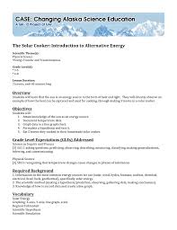 The Solar Cooker Introduction To Alternative Energy
