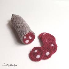 Saucisson Au Crochet Pour Les Sc N 154 Tricot Et Crochet Crochet Nourriture En Crochet