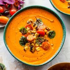 You can use an immersion blender with this soup recipe. Creamy Tomato Basil Soup Vegan Dishing Out Health