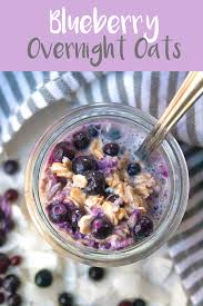 Blueberry Overnight Oats Overnight Oats Recipe Healthy Vegan Overnight Oats Oat Recipes Healthy