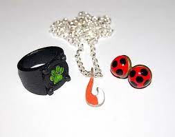 Miraculous Ladybug Volpina Inspired Necklace Ladybug Jewelry Miraculous Ladybug Ladybug